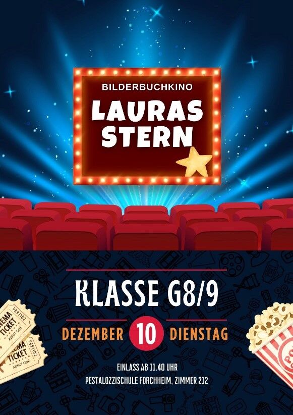 Filmposter für Klasse G8/9 über Lauras Stern
