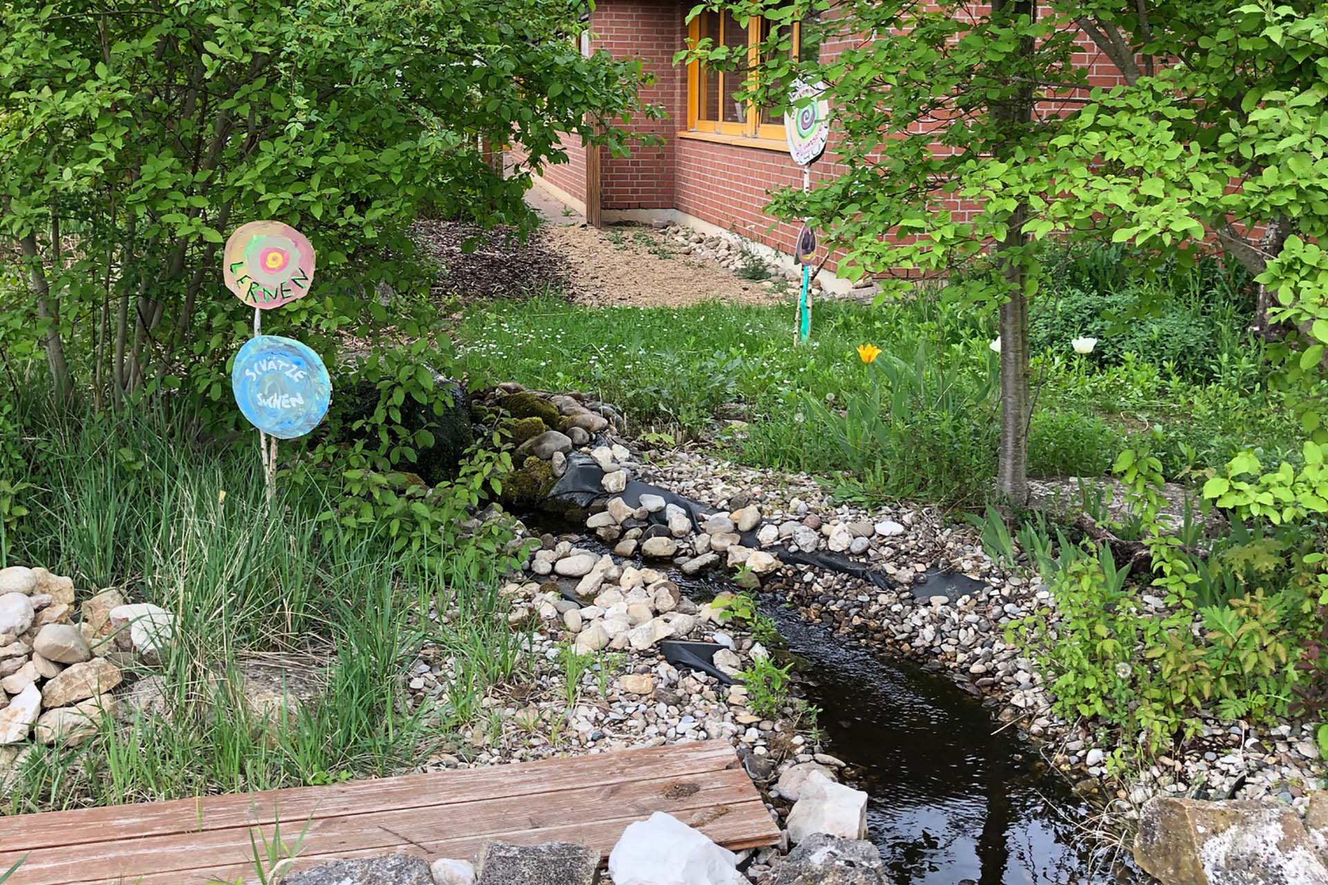 Pestalozzischule Forchheim Gartenbereich